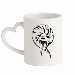 Кружки с ручкой в виде сердца