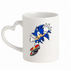 Кружки з ручкою у вигляді серця