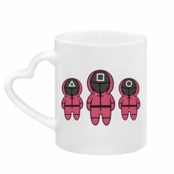 Кружки з ручкою у вигляді серця