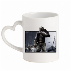 Кружки с ручкой в виде сердца