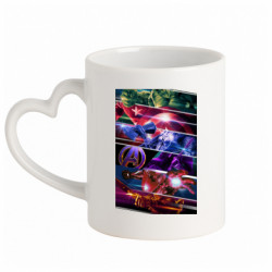 Кружки с ручкой в виде сердца