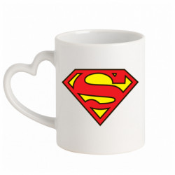 Кружки с ручкой в виде сердца