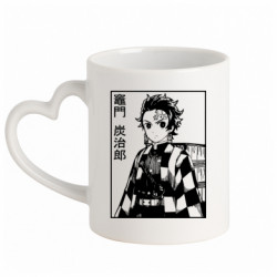 Кружки с ручкой в виде сердца - FATLINE