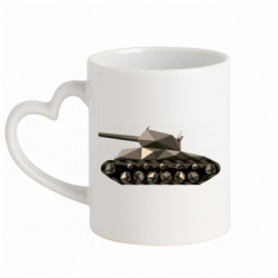 Кружки с ручкой в виде сердца - FATLINE