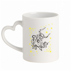 Кружки с ручкой в виде сердца - FATLINE