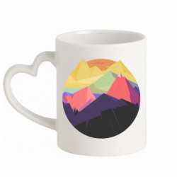 Кружки з ручкою у вигляді серця