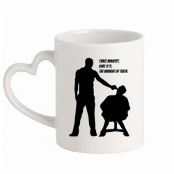 Кружки с ручкой в виде сердца - FATLINE