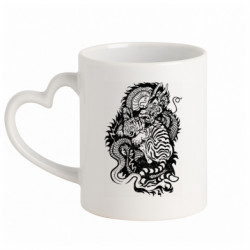 Кружки з ручкою у вигляді серця