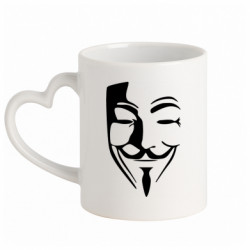 Кружки с ручкой в виде сердца