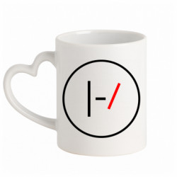 Кружки с ручкой в виде сердца
