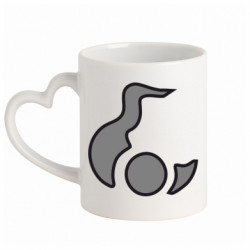 Кружки з ручкою у вигляді серця