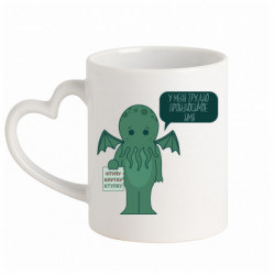 Кружки с ручкой в виде сердца