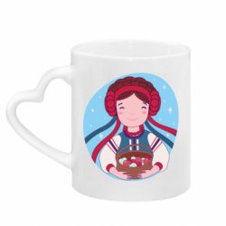 Кружки с ручкой в виде сердца