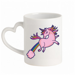 Кружки с ручкой в виде сердца