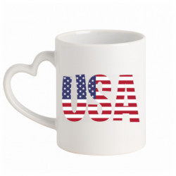 Кружки с ручкой в виде сердца