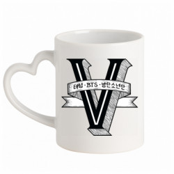 Кружки с ручкой в виде сердца