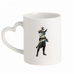 Кружки с ручкой в виде сердца - FATLINE