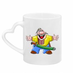 Кружки с ручкой в виде сердца - FATLINE