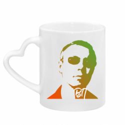 Кружки с ручкой в виде сердца