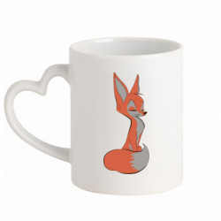 Кружки с ручкой в виде сердца