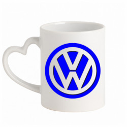 Кружки с ручкой в виде сердца