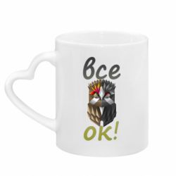 Кружки с ручкой в виде сердца