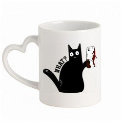 Кружки с ручкой в виде сердца