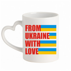 Кружки з ручкою у вигляді серця