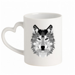 Кружки с ручкой в виде сердца - FATLINE