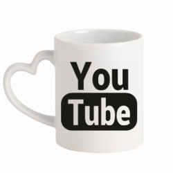 Кружки с ручкой в виде сердца