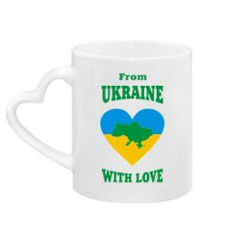 Кружки с ручкой в виде сердца - FATLINE