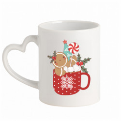 Кружки с ручкой в виде сердца