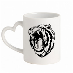 Кружки с ручкой в виде сердца - FATLINE