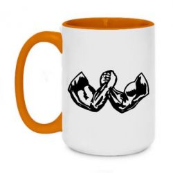 Кружки двоколірні 420ml