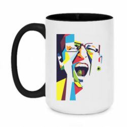 Кружки двоколірні 420ml