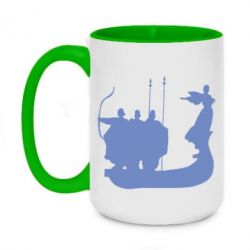 Кружки двухцветные 420ml