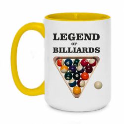Кружка двухцветная 420ml Legend of Billiards - FATLINE Кружка двухцветная 420ml Legend of Billiards