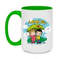 Кружки двухцветные 420ml