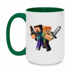 Кружки двоколірні 420ml