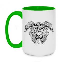 Кружки двухцветные 420ml