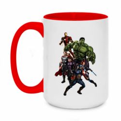 Кружки двухцветные 420ml