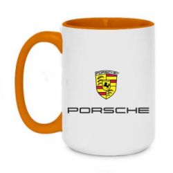 Кружка двухцветная 420ml Porsche