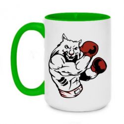Кружки двухцветные 420ml