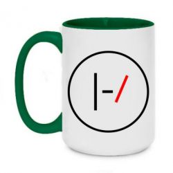 Кружки двухцветные 420ml