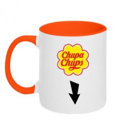 Кружка двоколірна 320ml Chupa Chups - FATLINE Кружка двоколірна 320ml Chupa Chups