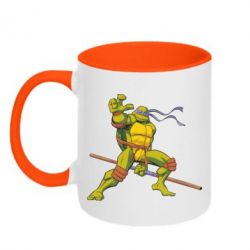 Кружка двухцветная 320ml Donatello - FATLINE Кружка двухцветная 320ml Donatello