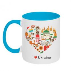 Кружки двоколірні 320ml - FATLINE