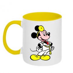 Кружка двухцветная 320ml Микки Доктор - FATLINE Кружка двухцветная 320ml Микки Доктор