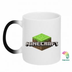 Кружка-хамелеон Minecraft Land - FATLINE Кружка-хамелеон Minecraft Land