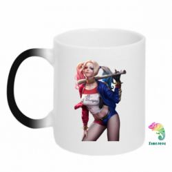 Кружка-хамелеон Небезпечна Харлі Квінн - FATLINE Кружка-хамелеон Небезпечна Харлі Квінн
